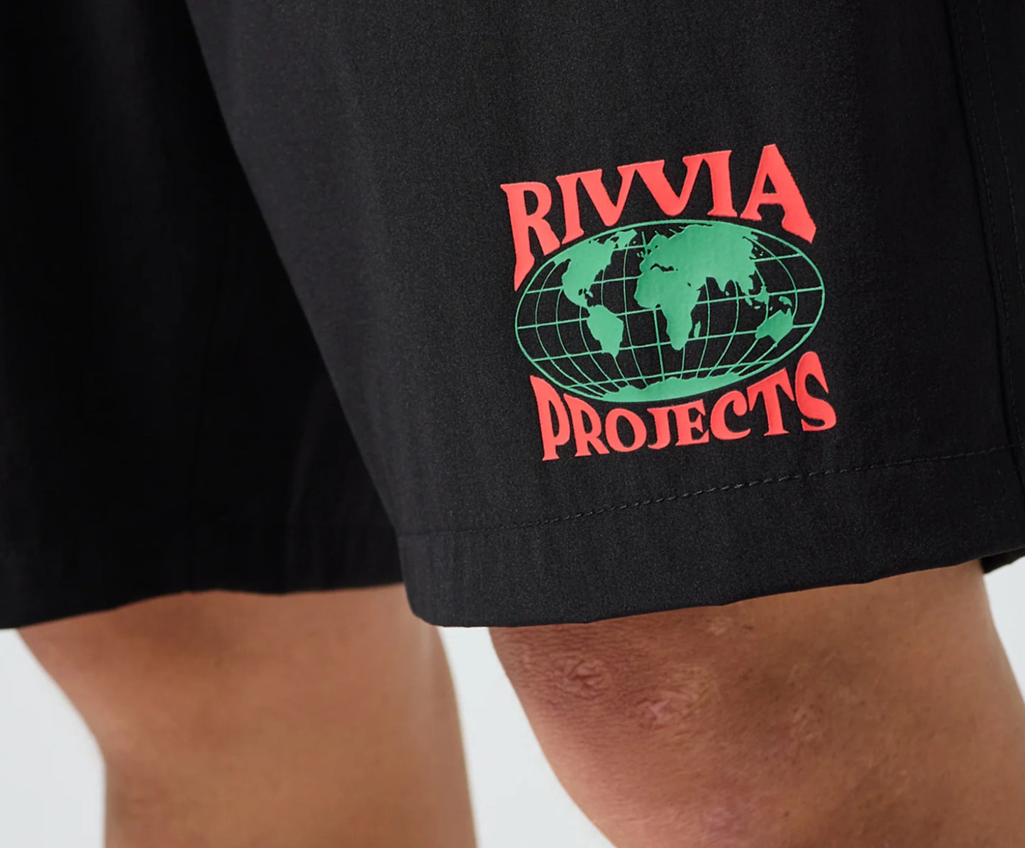 RIVVIA DAILY RIDE WORLD SERIES SHORT : BLACK/BLUE