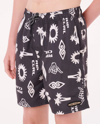 RIP CURL ISLAND PARADISO VOLLEY BOARDSHORT - KIDS