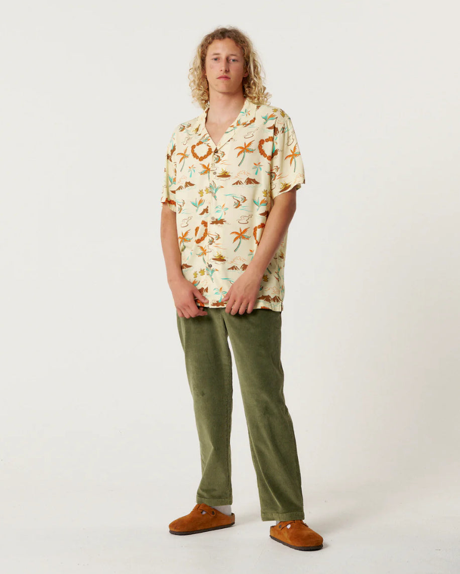 Critical Slide Islands Resort Shirt - Butter - essential surf and skate