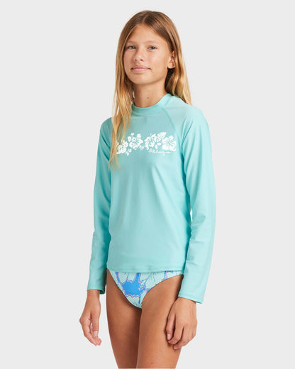 Billabong Girls 6-14 Heat Wave Long Sleeve Rash Vest