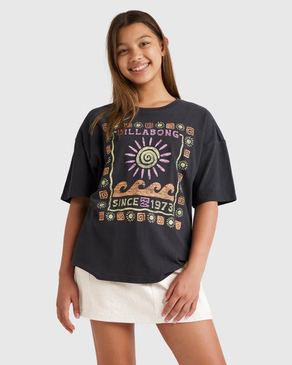 Billabong Girls 6-14 Waves And Sun T-Shirt