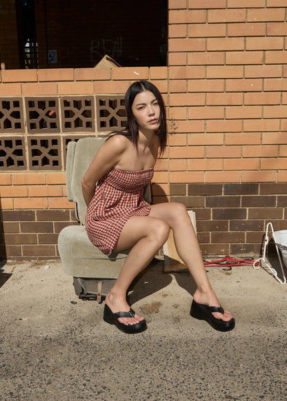 AFENDS AUSTIN - CHECK MINI SKIRT