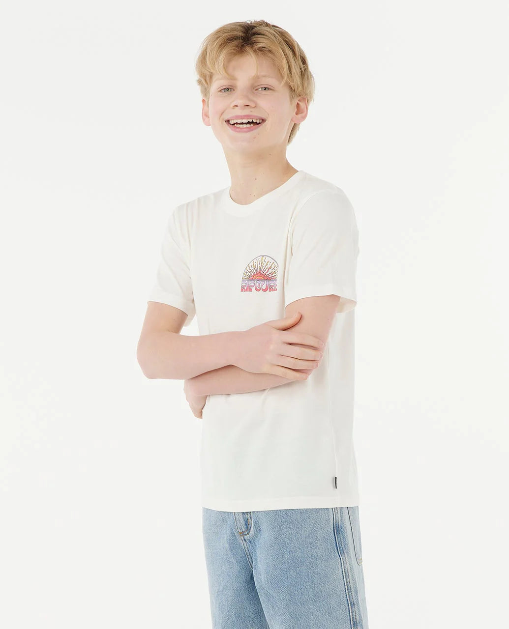 RIP CURL GRATEFUL SHRED TEE - KIDS