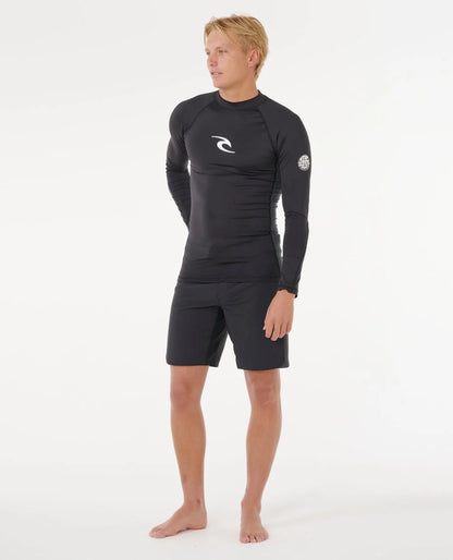 RIP CURL WAVES UPF50 PERFORMANCE LONG SLEEVE RASH VEST