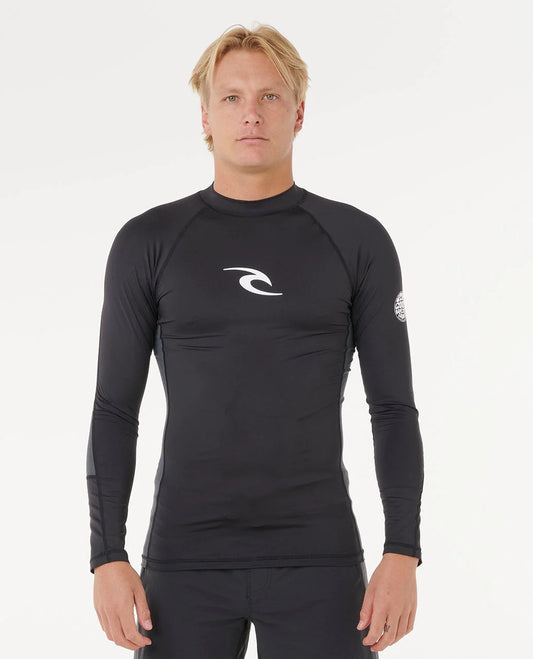 RIP CURL WAVES UPF50 PERFORMANCE LONG SLEEVE RASH VEST