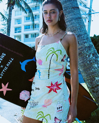 Billabong Womens Lottie Hall Mini Dress