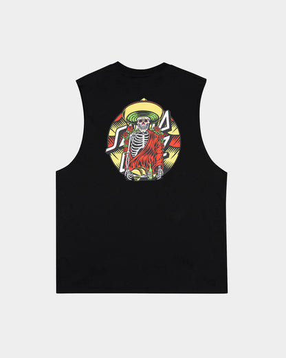 Santa Cruz Guzman Dining Dot Men's Muscle T-shirt Black