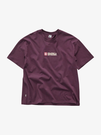 SDOUBLE S CUBE MID BLOCK T-SHIRT - essential surf and skate