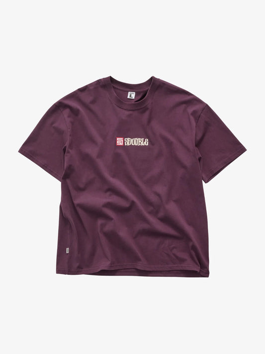 SDOUBLE S CUBE MID BLOCK T-SHIRT - essential surf and skate