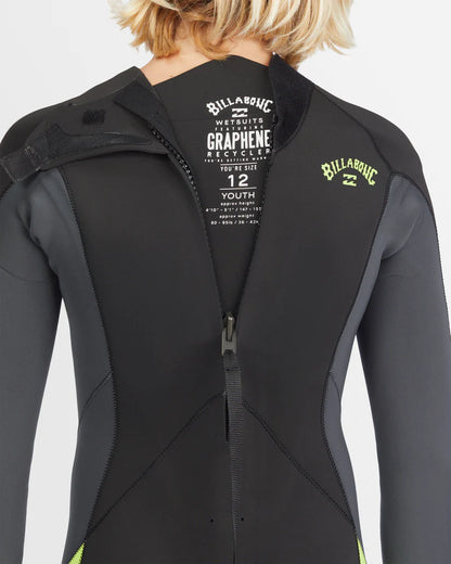 Billabong Boys 8-16 3/2mm Absolute Back Zip GBS Wetsuit