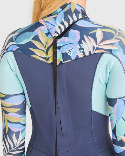 Billabong Womens 3/2mm Synergy Back Zip Steamer Wetsuit