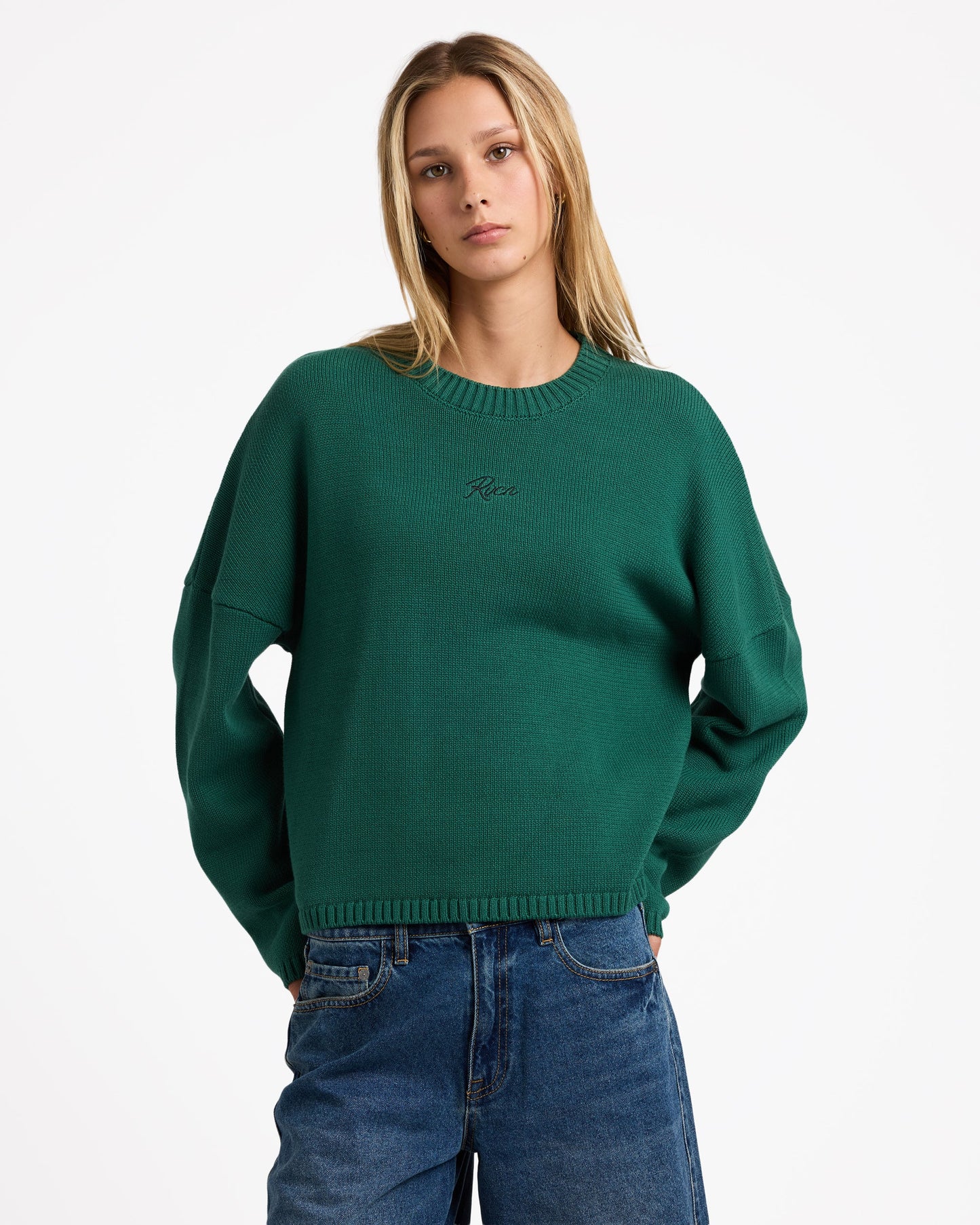 RVCA WOMENS IVY SWEATER - essential surf and skate
