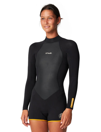 O’NEILL WOMEN'S O'RIGINALS BZ 2MM BOY LEG SPRING SUIT - BLACK