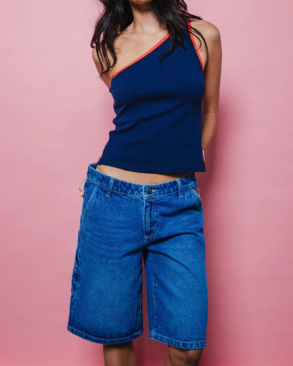 Rusty Billie Low Rise Carpenter Jort