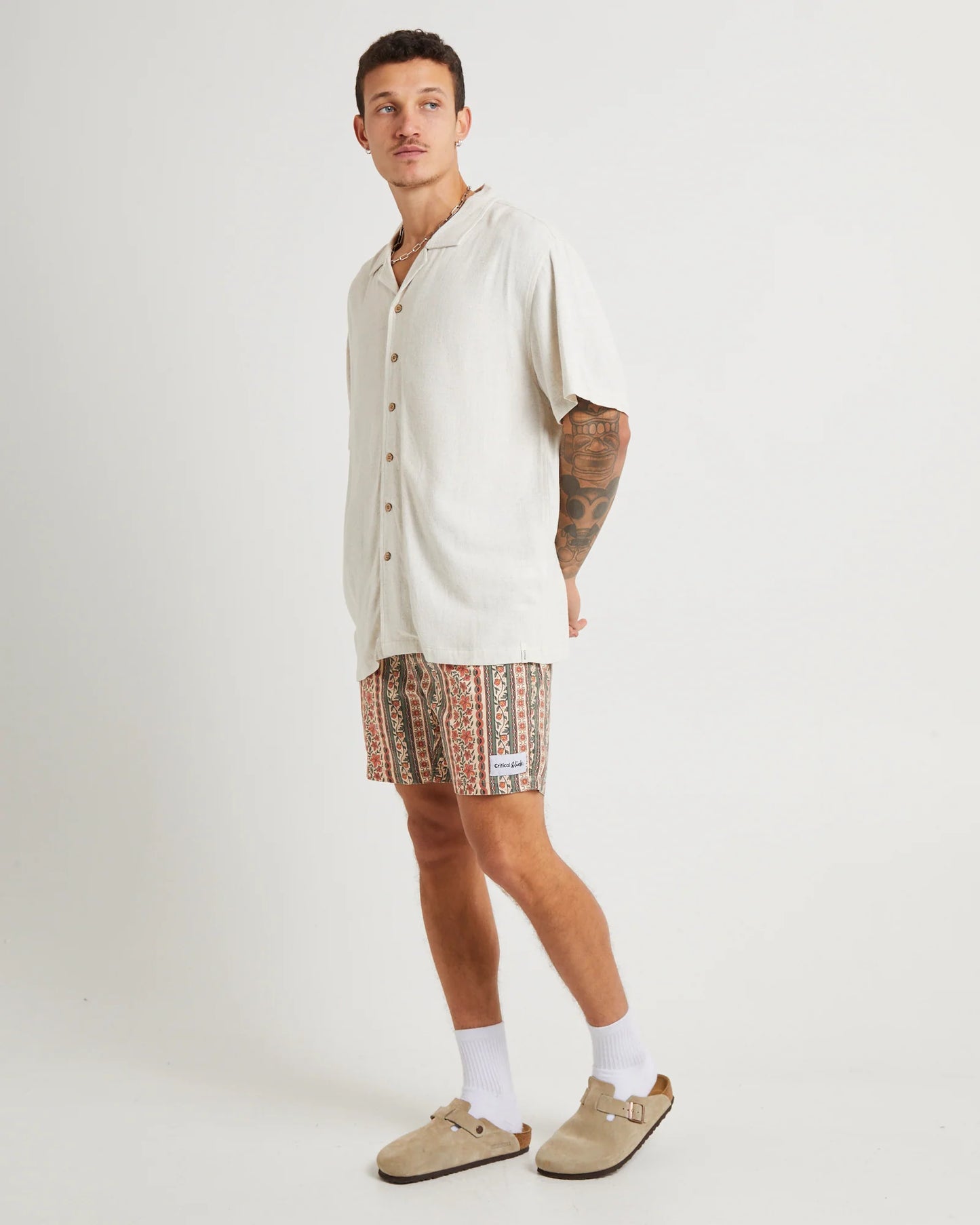 Critical Slide Ernie SS Resort Shirt - Oatmeal