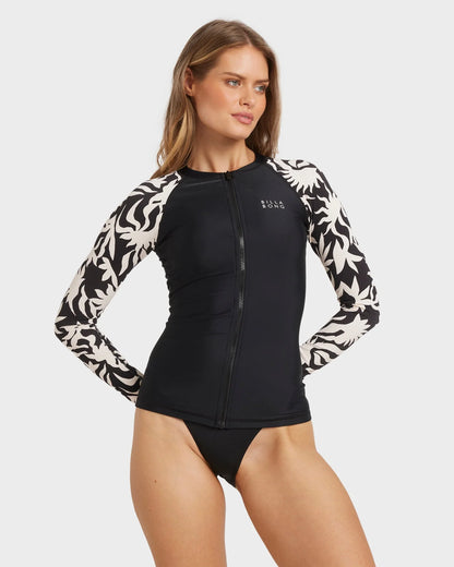Billabong Womens By My Side Pipa Long Sleeve Rash Vest