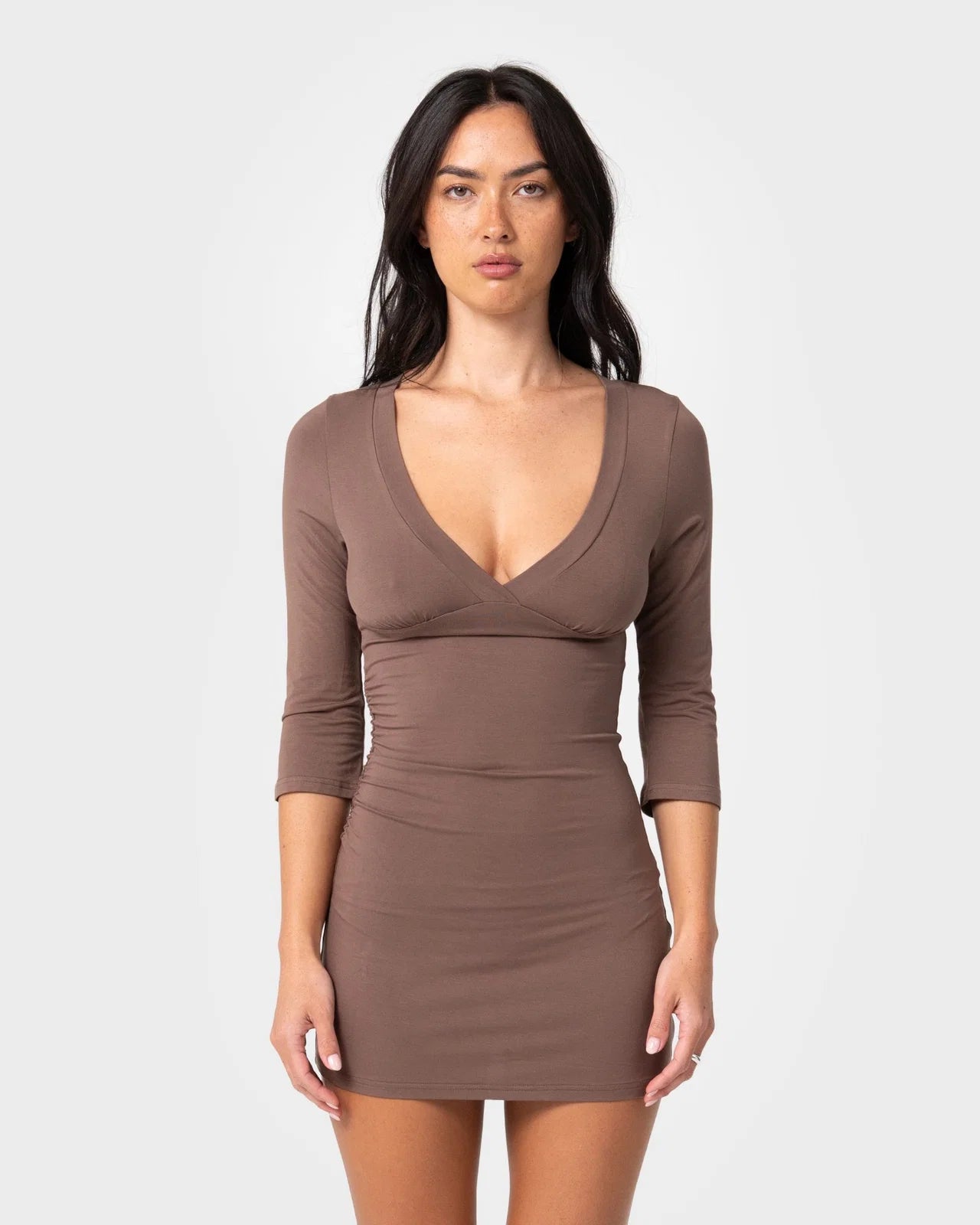 Rusty Rikki Vee Neck Dress