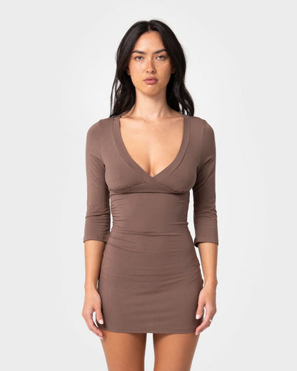 Rusty Rikki Vee Neck Dress