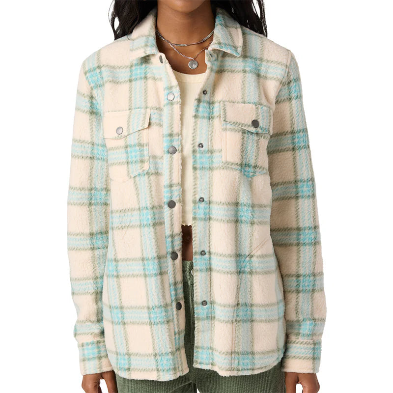 O’NEILL WOMEN'S ZUMA HIGH PILE - NILE BLUE - essential surf and skate