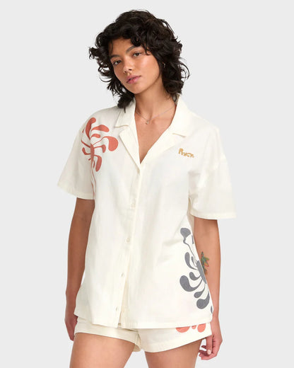 RVCA WOMENS LAURYN BUTTON UP