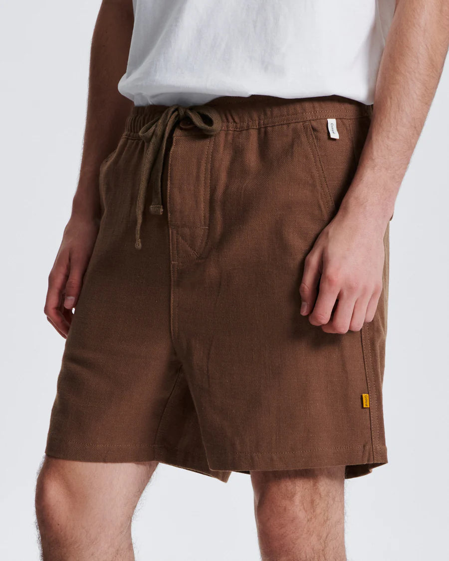 Critical Slide Cruiser Linen Short - Tobacco