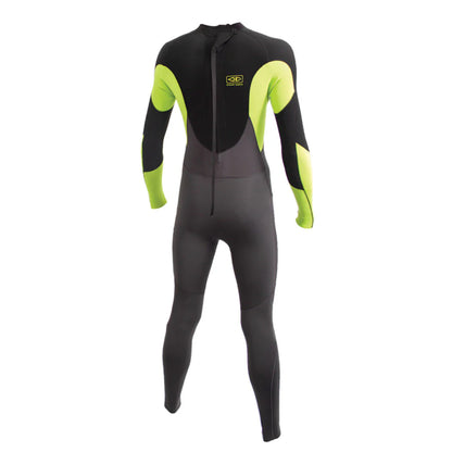 Ocean and Earth Boys Free Flex BZ Steamer 3/2 - Black/Lime