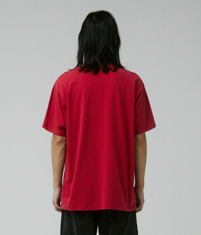 FORMER WEEPING ORGAN OF SIGHT T-SHIRT // WASHED RED - essential surf and skate