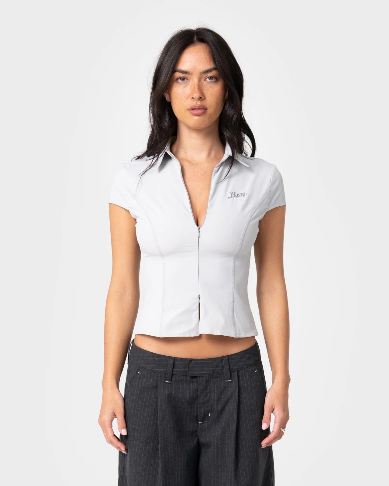 Rusty Siren Zip Through Shirt