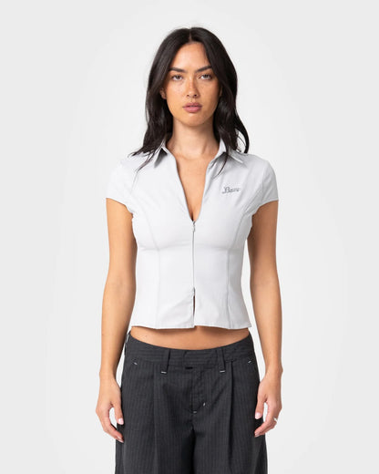 Rusty Siren Zip Through Shirt