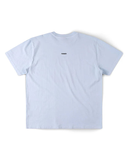 FORMER CRUX OVERDYE T-SHIRT // WASHED SKY