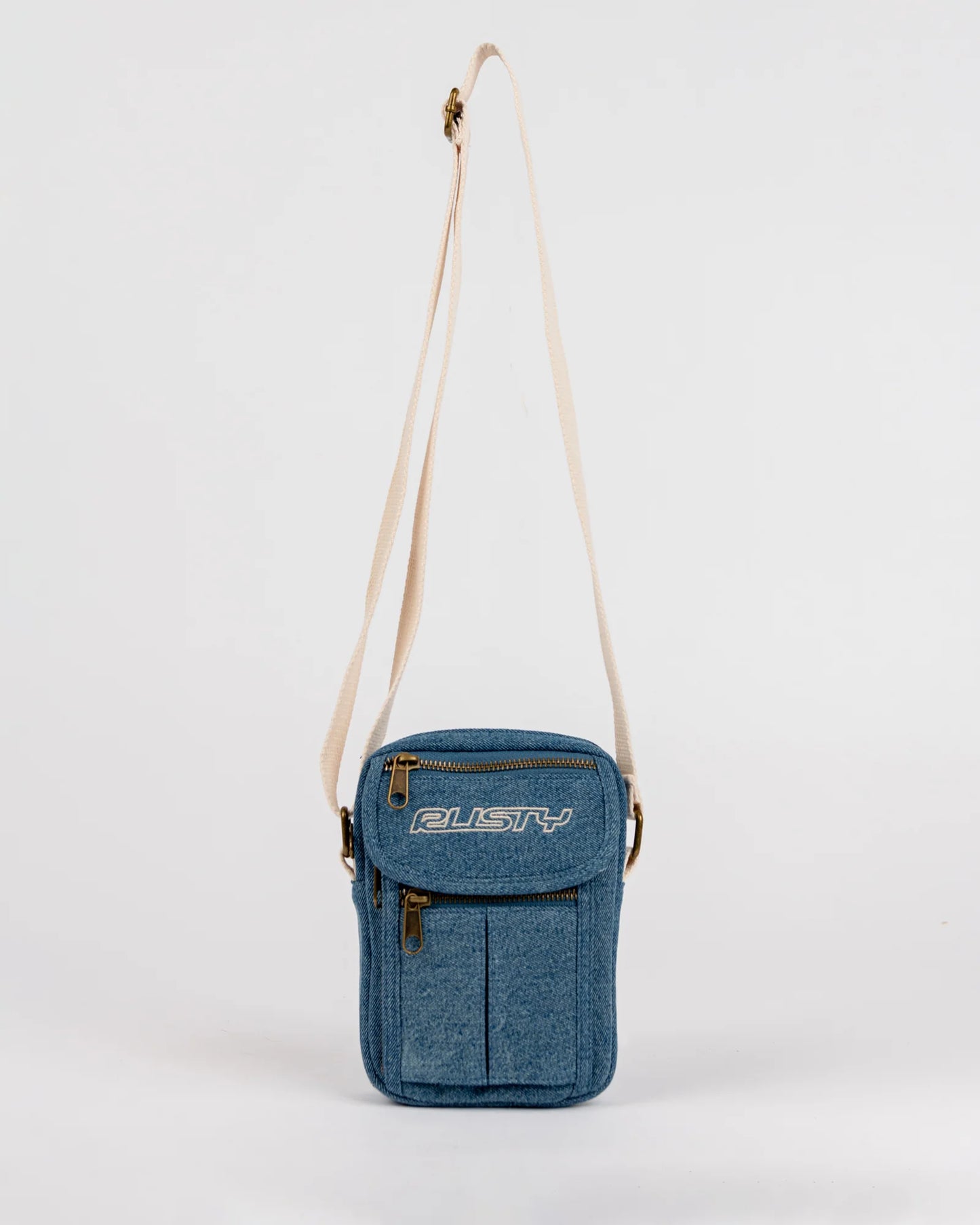 Rusty Billie Jean Denim Crossbody Bag