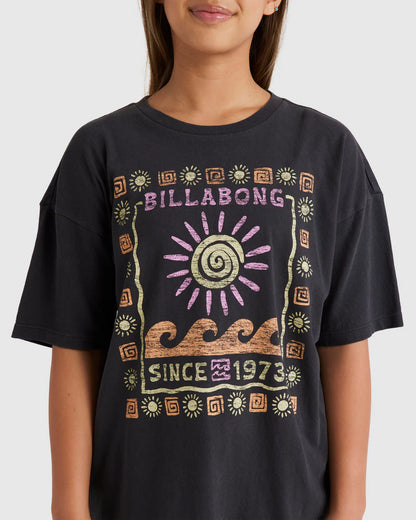 Billabong Girls 6-14 Waves And Sun T-Shirt