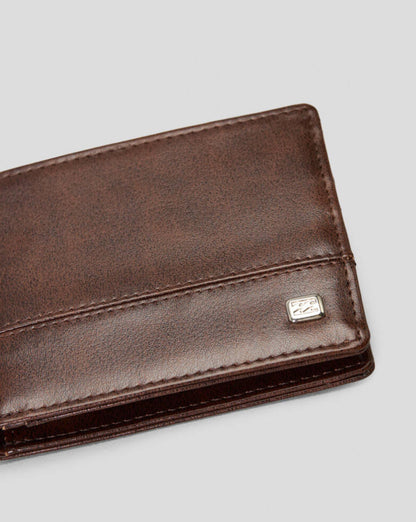 Billabong Mens Dimension Leather Wallet