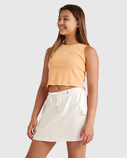 Billabong Girls 6-14 Waves And Sun Tank Top - essential surf and skate