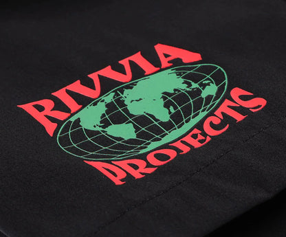 RIVVIA DAILY RIDE WORLD SERIES SHORT : BLACK/BLUE