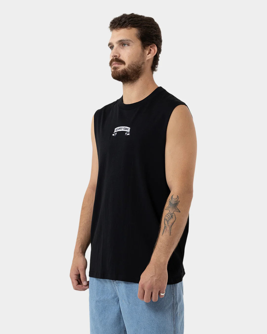 Santa Cruz Guzman Dining Dot Men's Muscle T-shirt Black