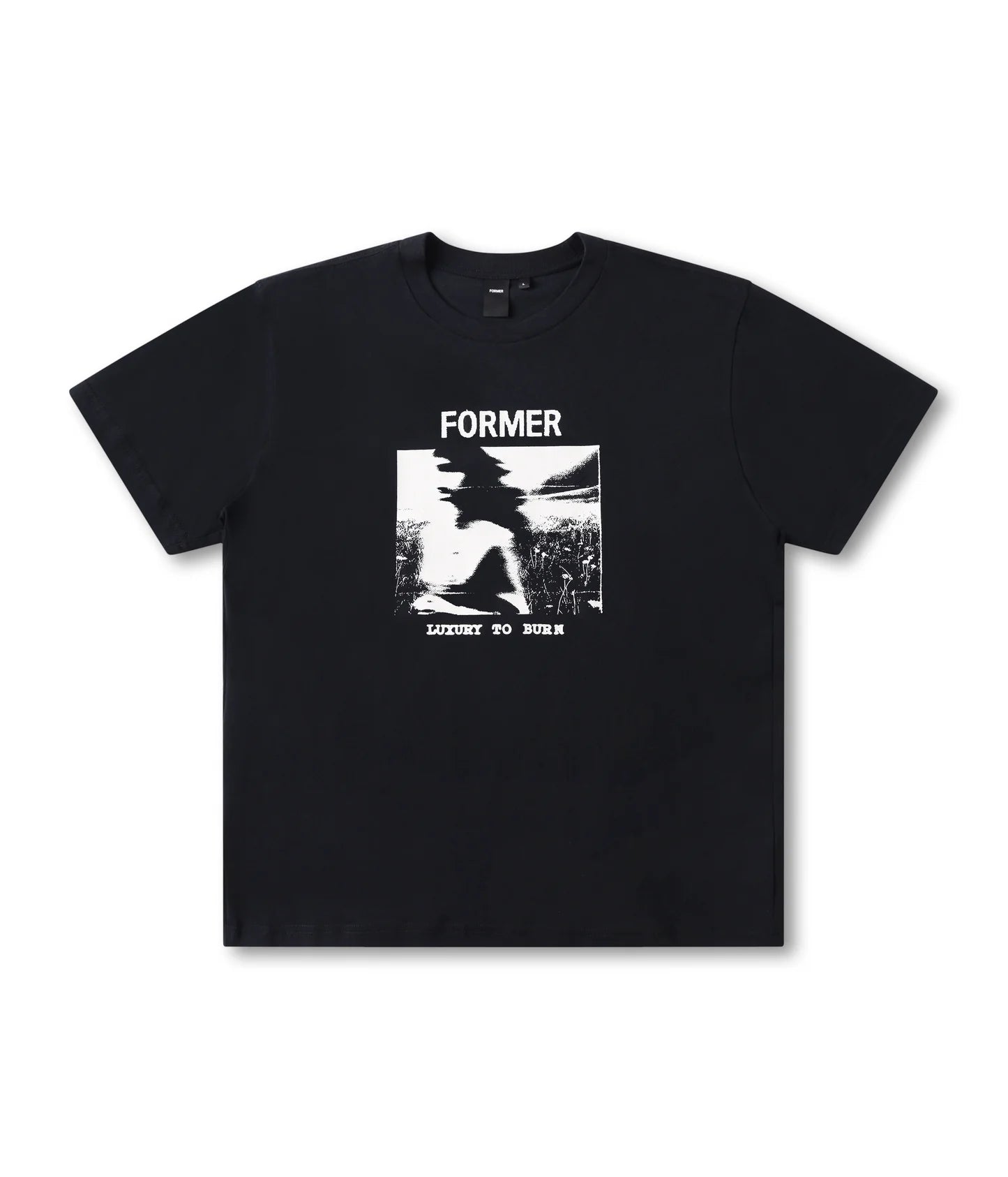 FORMER SHUNNING T-SHIRT // WASHED BLACK - essential surf and skate