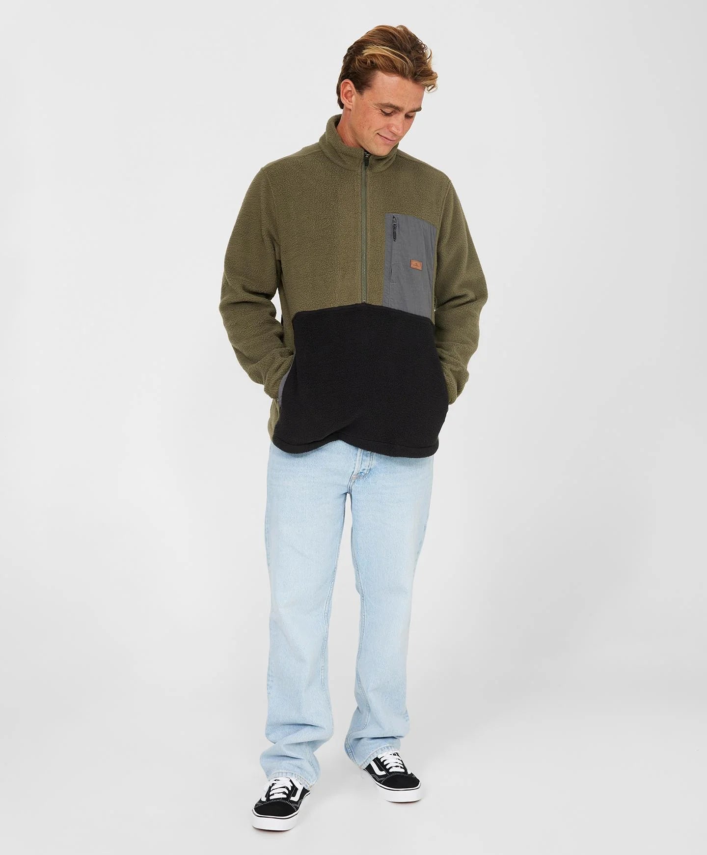 O’NEILL COLTON HIGH PILE SUPERFLEECE - ARMY - essential surf and skate