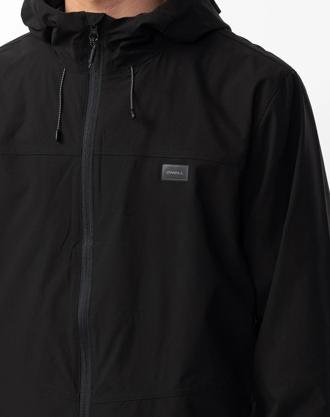 O’NEILL MEN'S TRVLR WINDBREAKER STRETCH JACKET - BLACK - essential surf and skate