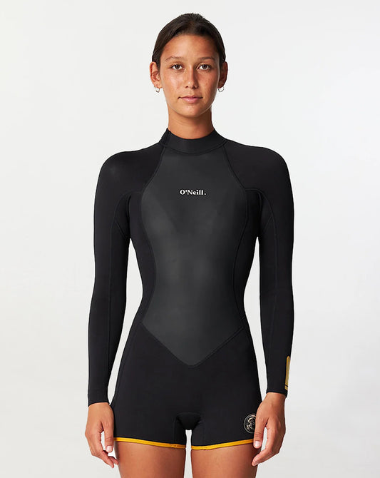 O’NEILL WOMEN'S O'RIGINALS BZ 2MM BOY LEG SPRING SUIT - BLACK