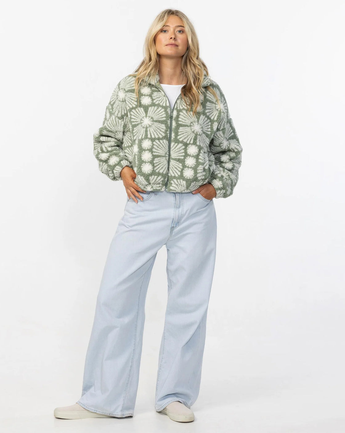 O’NEILL WOMEN'S CORDIN PRINTED JACKET - SEA SPRAY - essential surf and skate