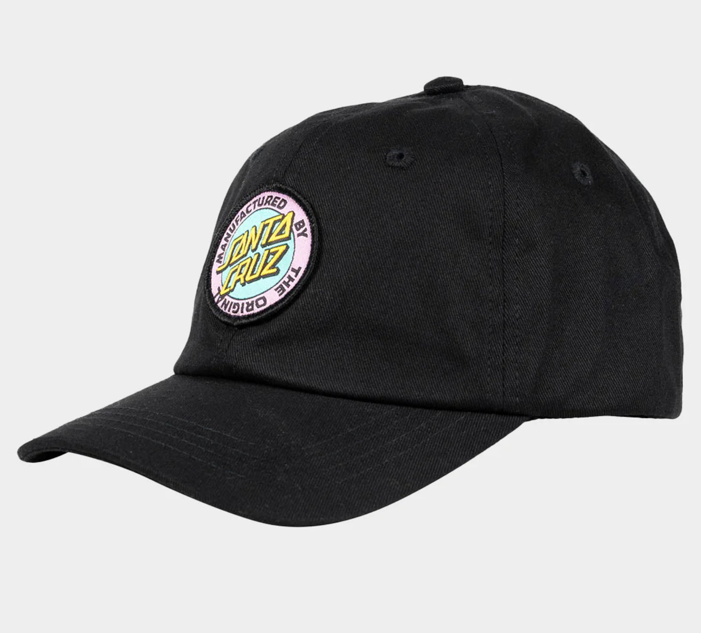Santa Cruz MFG Dot Retro Girls Unstructured Cap Black