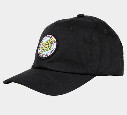 Santa Cruz MFG Dot Retro Girls Unstructured Cap Black