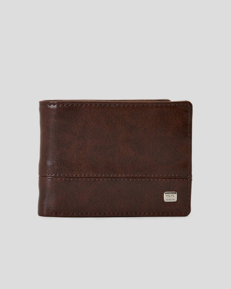 Billabong Mens Dimension Leather Wallet