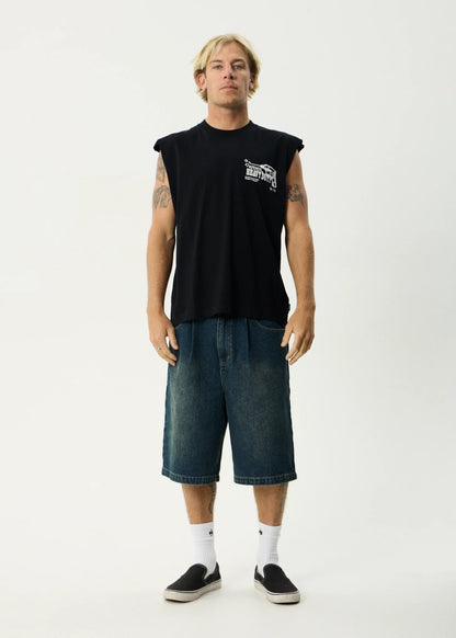 AFENDS HEAVY DUTY - SLEEVELESS TEE