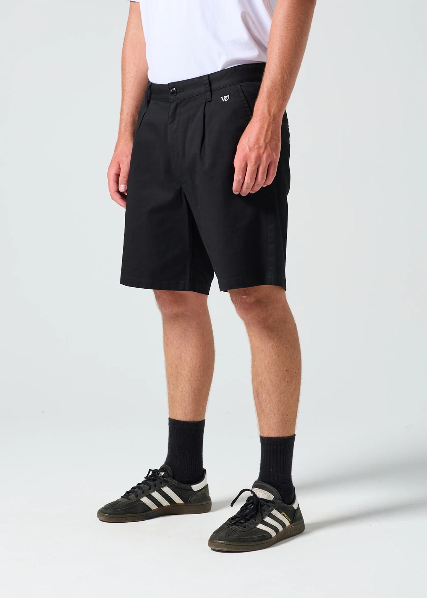 RIVVIA JW CHINO SHORT: BLACK - essential surf and skate