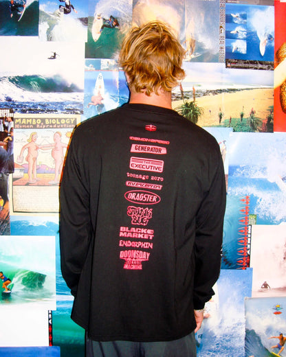 RITUAL VISION FLAME LONG SLEEVE TEE - essential surf and skate