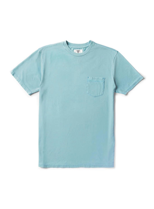 Vissla Solid Sets Cosmic Ss Pkt Tee - Vintage Blue