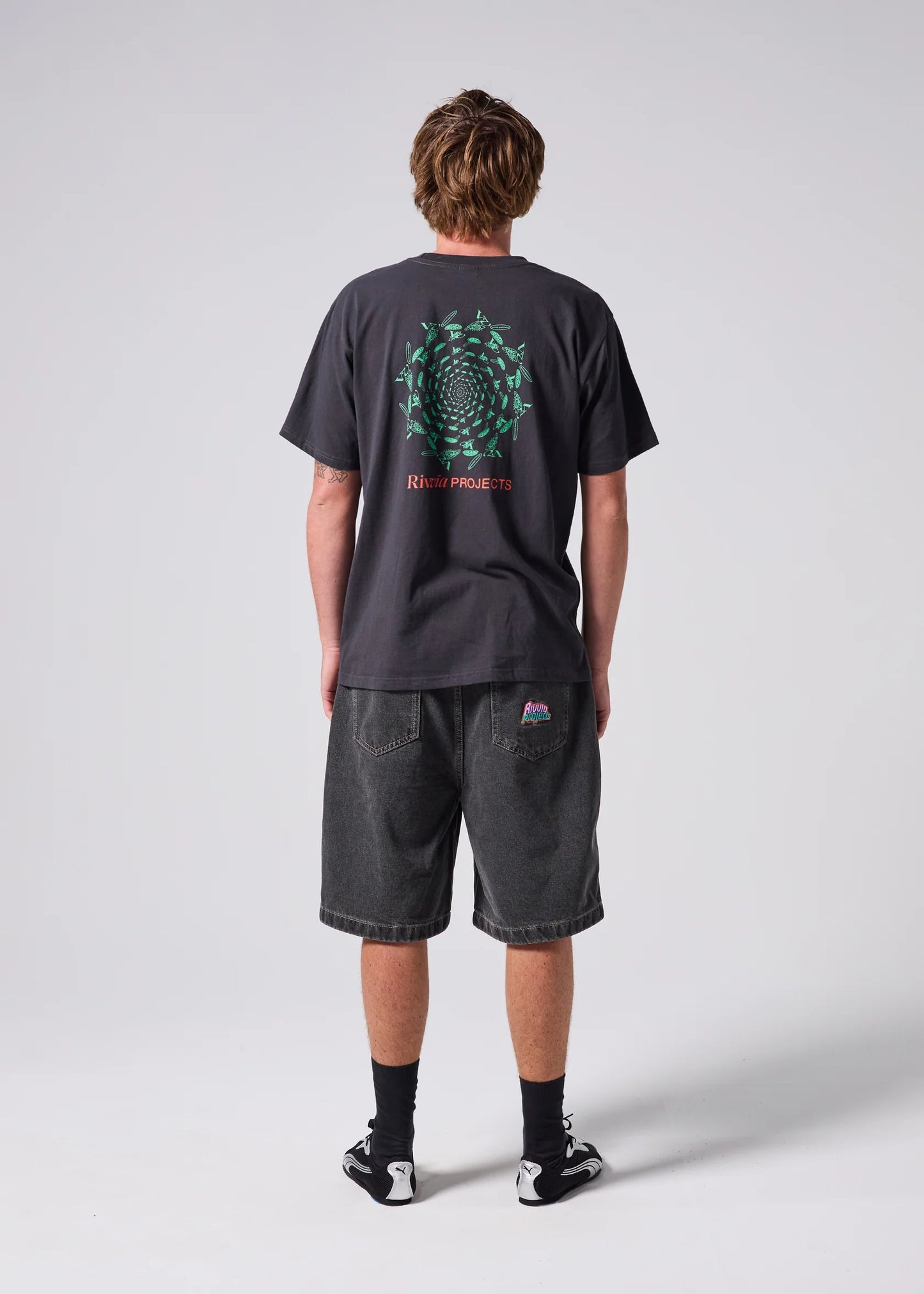 RIVVIA DIMENSION T-SHIRT : PIGMENT BLACK