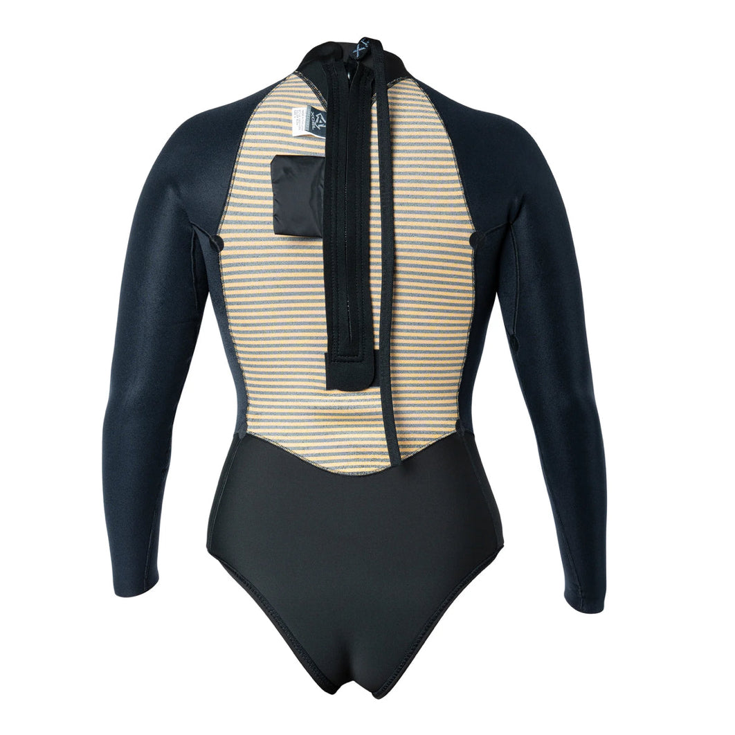 XCEL WOMENS COMP + BACK ZIP 1.5MM L/S CHEEKY CUT SPRINGSUIT